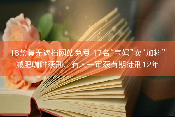 18禁黄无遮挡网站免费 17名“宝妈”卖“加料”减肥咖啡获刑，有人一审获有期徒刑12年