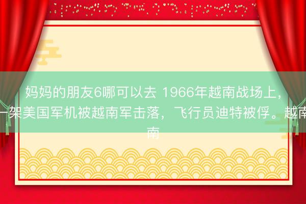 妈妈的朋友6哪可以去 1966年越南战场上,一架美国军机被越南军击落,飞行员迪特被俘。越南