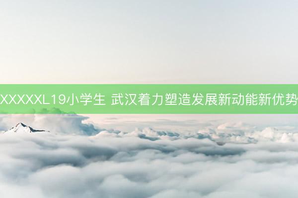 XXXXXL19小学生 武汉着力塑造发展新动能新优势