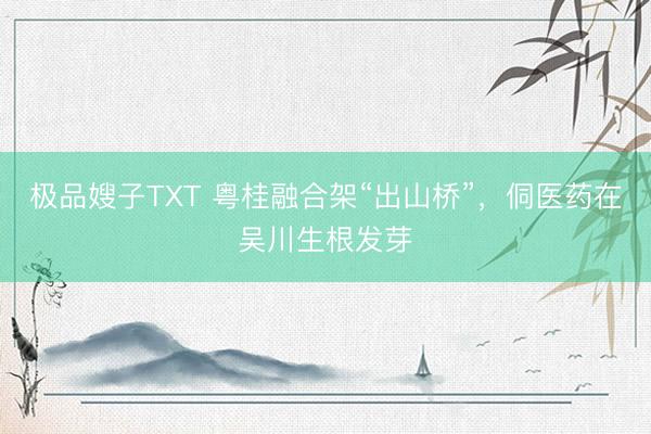 极品嫂子TXT 粤桂融合架“出山桥”，侗医药在吴川生根发芽